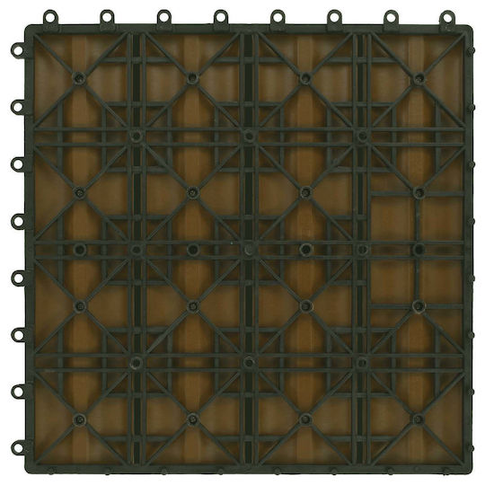 vidaXL Decking Board for Garden Flooring Made of Wood 3x3cm 11 Pieces