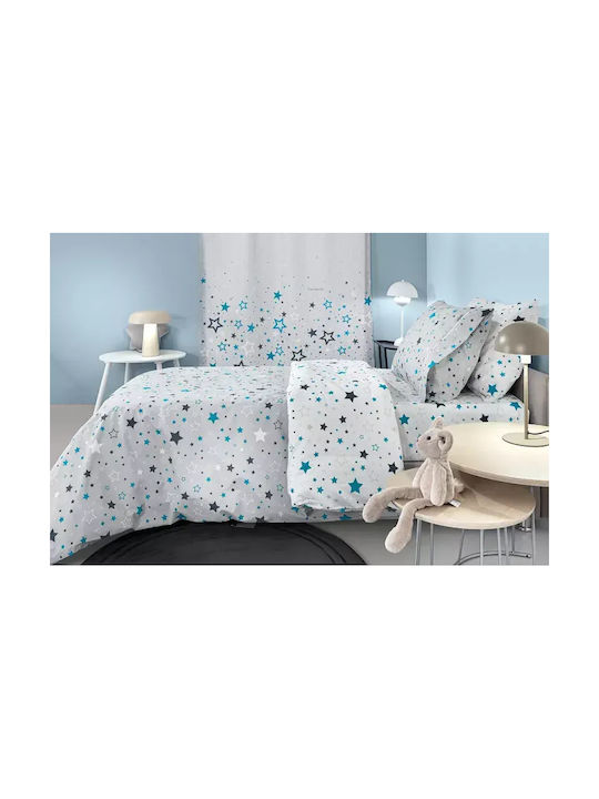 Guy Laroche Single Cotton Sheet Set Silver 165x250cm 3pcs