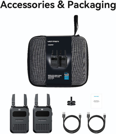 Vention Hdmi Wireless Transmitter-receiver Professional 5.8ghz Adub0