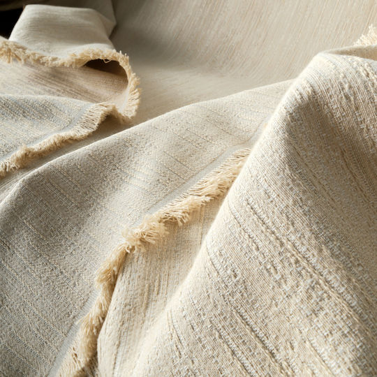 Kentia Maxton Armchair Throw Jacquard 170x180cm Beige