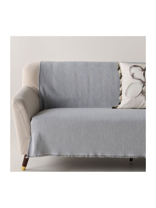 Kentia Maxton Armchair Throw Jacquard 170x180cm Gray