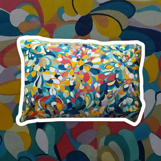 Oxygen Zierkissen Happy Mehrfarbig Blüten Mehrfarbig 50x70cm Oxygen Zierkissen Happy Mehrfarbig Blüten Mehrfarbig 50x70cm