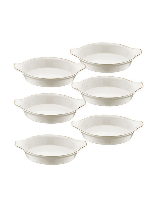 Bonna Retro Vas De Gătit Rezistent La Căldură Oval Din Porțelan 20x20cm