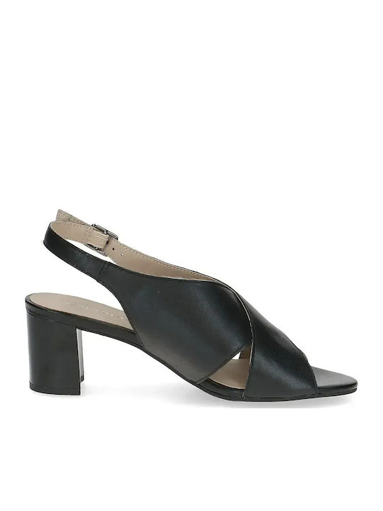 Leather Sandals Black