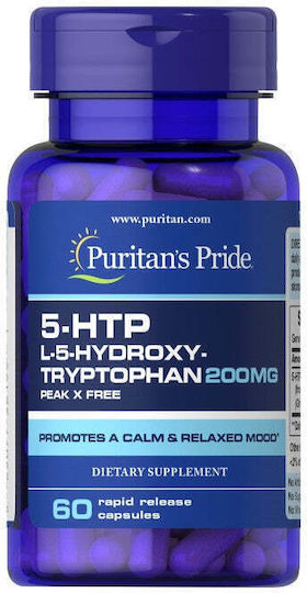 5-HTP 200 Мг 60 Капсули Puritans Pride