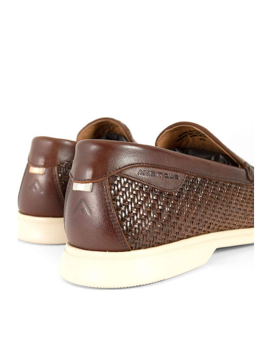 Ανδρικά Loafers σε Καφέ Χρώμα