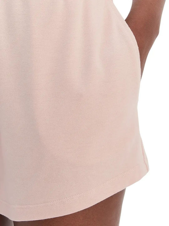 Women's High Waist Pink Shorts