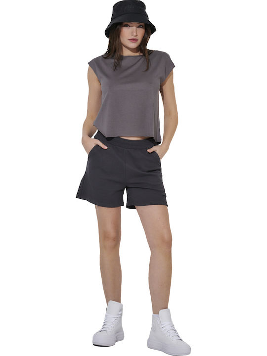 Damen-Shorts Grau