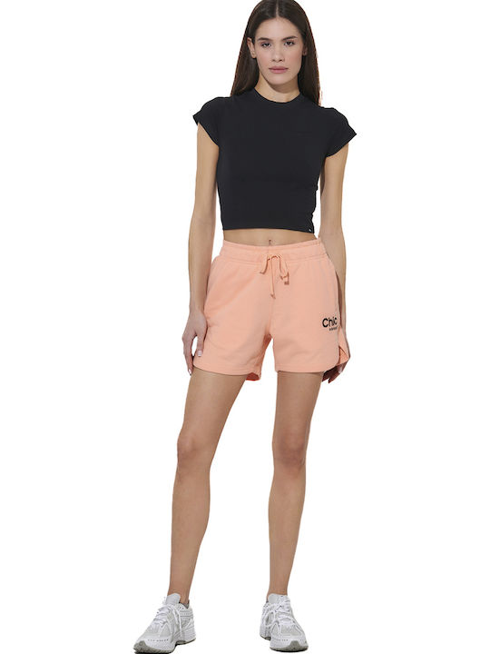Pantaloni Scurți Sport Pentru Femei Portocalii