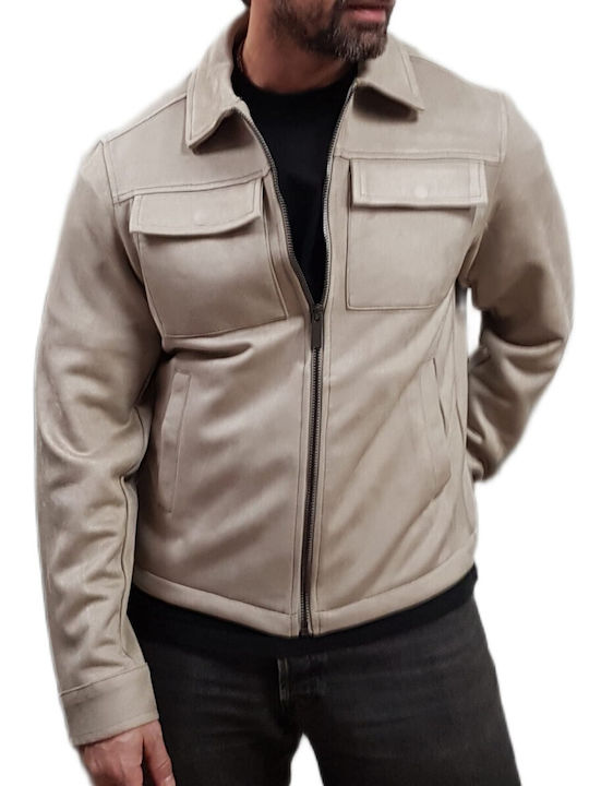 Μπουφάν Bomber Beige