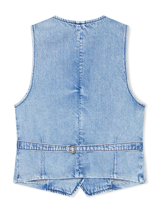 Armani Exchange Damen Jean Jacken Blau