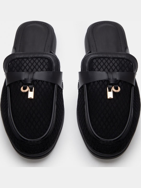 Flat Mules σε Μαύρο Χρώμα