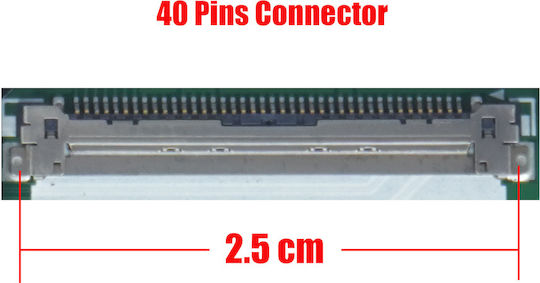 Οθόνη 15.6" IPS / LED / Slim / Touch / 60Hz 1920x1080 Matte 40 Pin για Laptop LG Gram 15Z980, 15Z980-A.AAS8U, 15Z980-A.AAS8U1