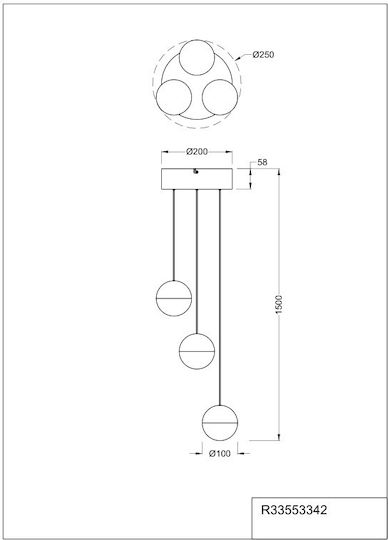 Trio Lighting Senta Κρεμαστό Φωτιστικό Γκρι Trio Lighting Senta Κρεμαστό Φωτιστικό Γκρι