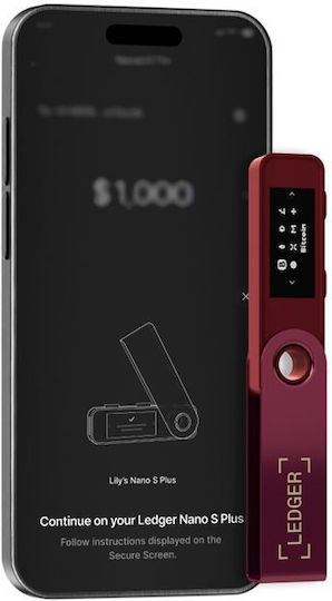 Ledger Nano S Plus Портфейл за криптовалута Кървавомагента