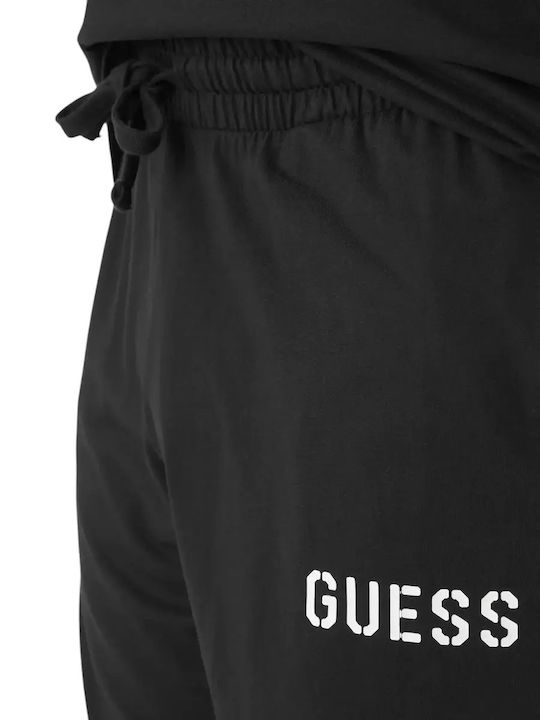 Guess Лятна Мъжка Пижама Черен