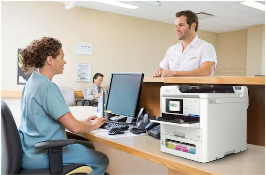 Epson WorkForce Pro EM-C800RDWF Έγχρωμο Πολυμηχάνημα Inkjet με WiFi και Mobile Print