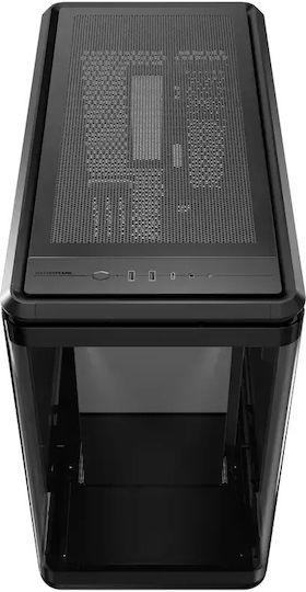 CoolerMaster Master MasterFrame 360 Gaming Midi Tower Κουτί Υπολογιστή με Πλαϊνό Παράθυρο Μαύρο