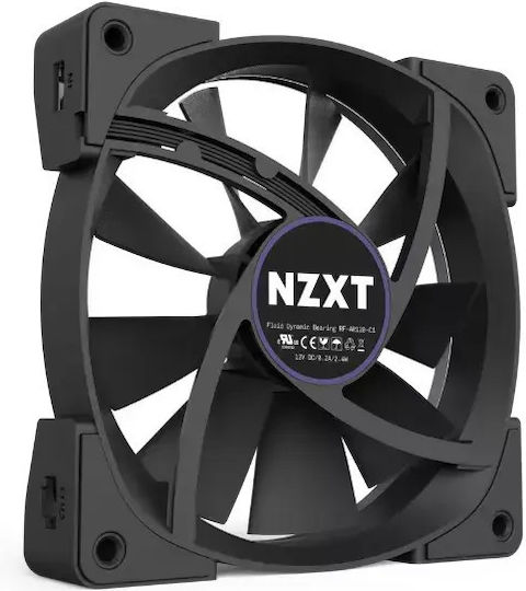 NZXT Aer & HUE+ Case Fan 140mm (1500rpm / 91.19cfm) με RGB Φωτισμό και Σύνδεση 4-Pin PWM 2τμχ