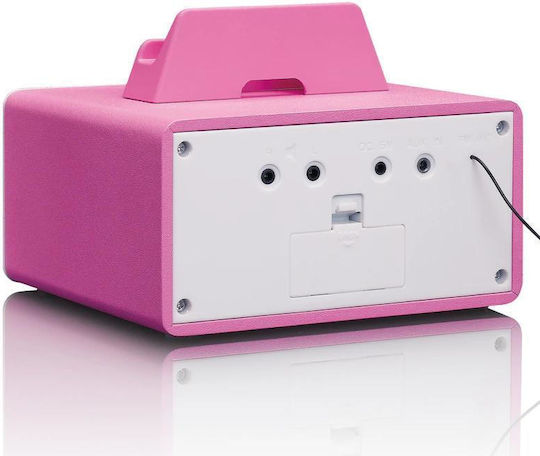 Lenco Ηχοσύστημα 2.0 MC-020 MC-020P 10W με Digital Media Player, WiFi και Bluetooth Ροζ
