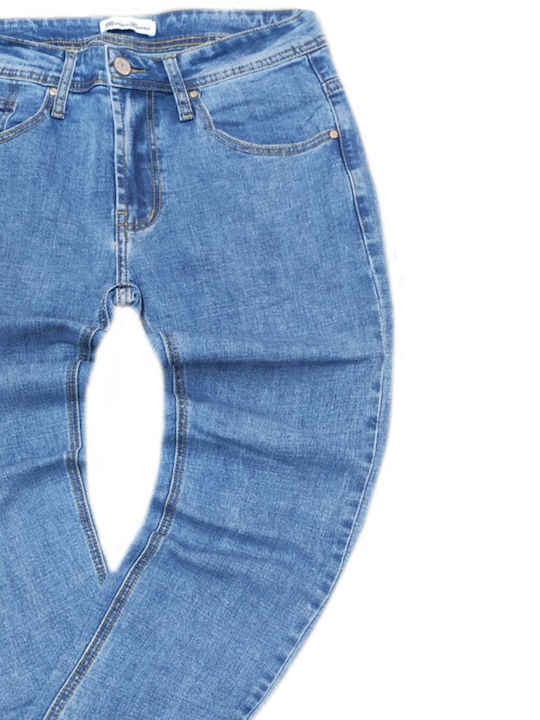 Men's Slim Fit Blue Jeans