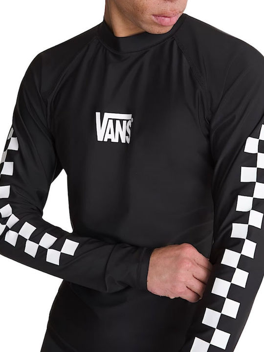 Bluză Sport Mânecă Lungă Neagră
