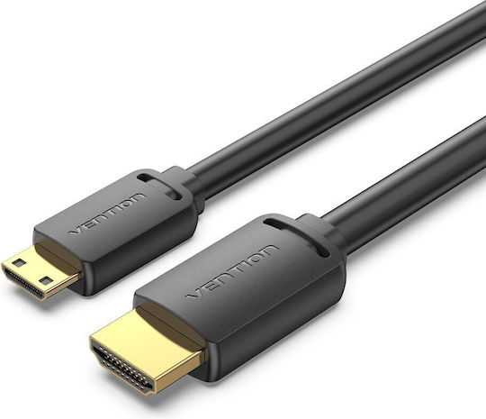 Vention HDMI 2.0 Premium High Speed 4K 60Hz HDR Cable HDMI Male - Mini HDMI Male 1.5m Black