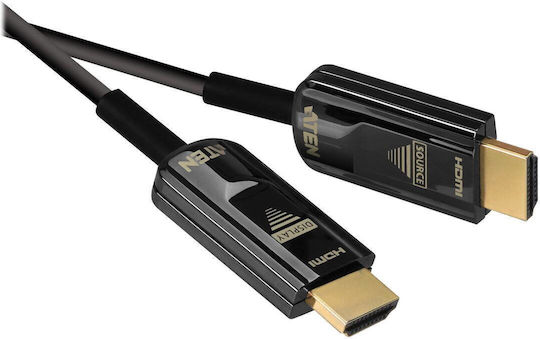 Aten Cablu HDMI 2.0 Premium High Speed 4K 60Hz HDR HDMI de Sex Masculin - HDMI de Sex Masculin 20m Negru