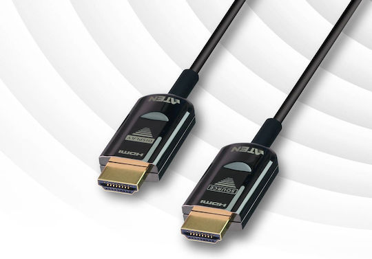 Aten Cablu HDMI 2.0 Premium High Speed 4K 60Hz HDR HDMI de Sex Masculin - HDMI de Sex Masculin 20m Negru