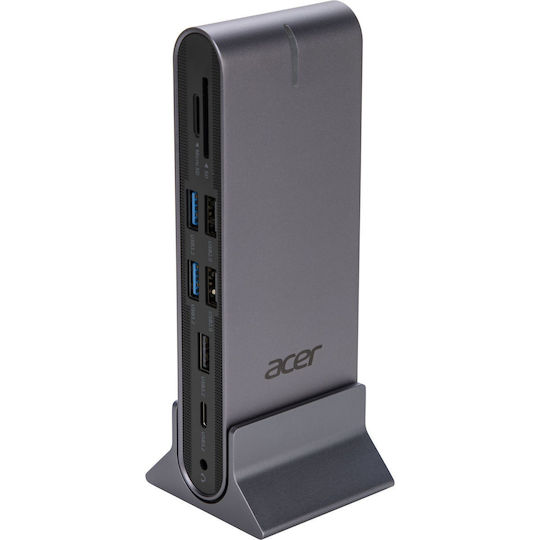 Acer USB-C Docking Station with HDMI/DisplayPort 4K PD Ethernet Gray (HP.DSCAB.022)