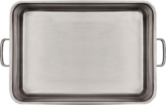 Inoxriv Baking Pan with Lid Made of Stainless Steel 25x36cm