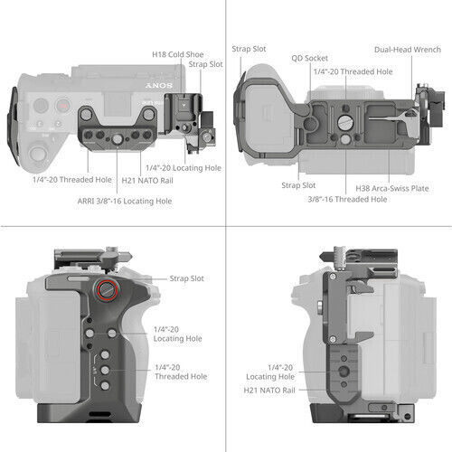 Smallrig 4770 Hawklock Quick Release Cage Sony Fx3 Fx30