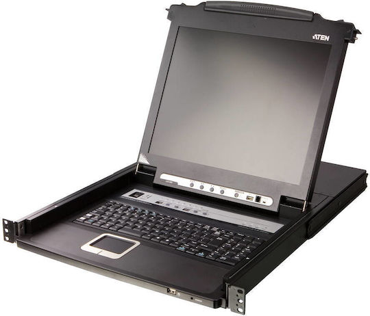 Aten 8-Port PS/2-USB VGA Single Rail LCD KVM Switch CL5708M