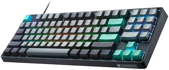 Thunderobot KG3089 Gaming Μηχανικό Πληκτρολόγιο Tenkeyless με Custom Red διακόπτες και RGB φωτισμό (Αγγλικό US)
