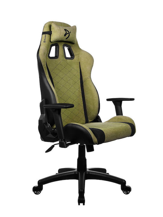 Arozzi Soft Gaming Stuhl mit verstellbaren Armlehnen Moss Green