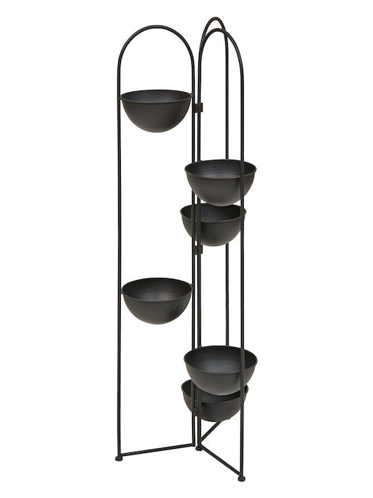 A-s Reso Hängendes Pflanzentopf Metall Schwarz 42x38x124cm A-s Reso Hängendes Pflanzentopf Metall Schwarz 42x38x124cm