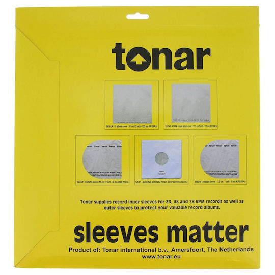 Tonar Nostatic Outer Sleeves 50pcs Protective Vinyl Cover