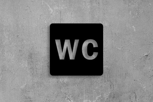 Πινακίδα Σήμανσης “wc”