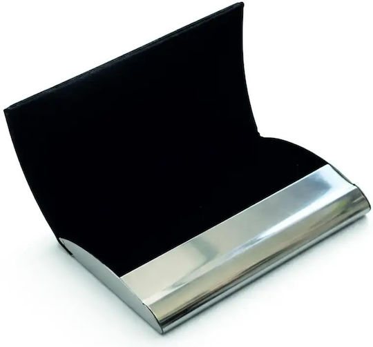 Business Card Stand Leatherette Black Code Kvz-010b