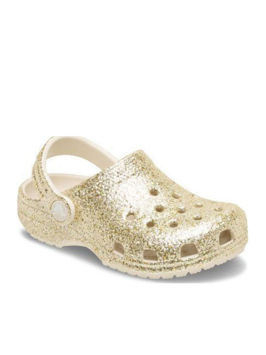 Glitter Παιδικά Ανατομικά Σαμπό Θαλάσσης Χρυσά