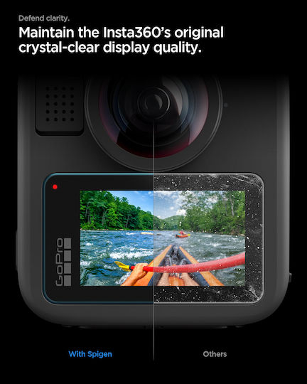 Spigen Glass Tr Slim 2 Pack Gopro Max 2 Agl11230