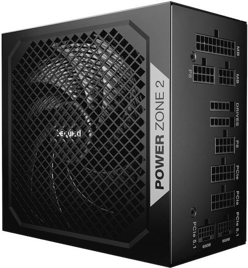 Be Quiet Power Zone 2 1200W Black Power Supply Full Modular 80 Plus Platinum