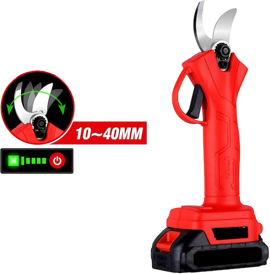 Zola Akku-Gartenschere 48V mit Maximaler Schnittdurchmesser 30mm