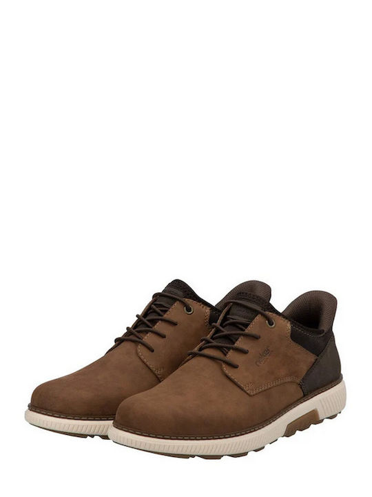 Pantofi Casual Pentru Bărbați Anatomici Din Piele Tabac Maro