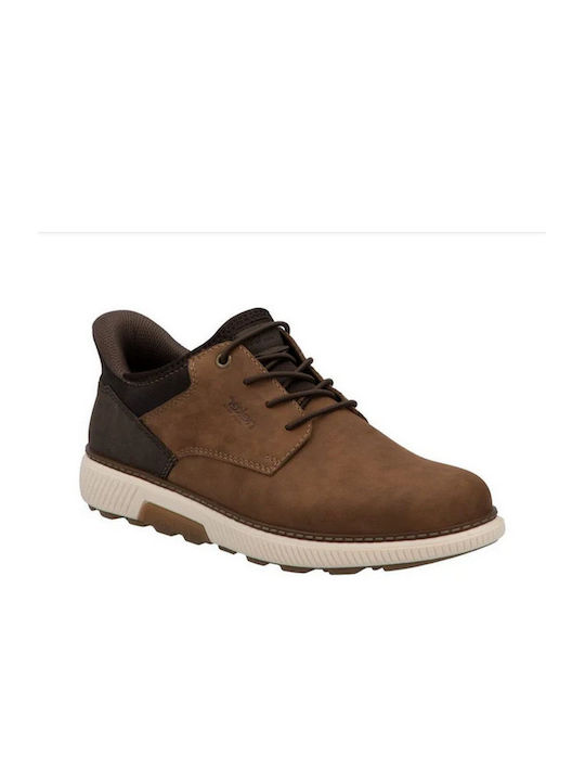 Pantofi Casual Pentru Bărbați Anatomici Din Piele Tabac Maro
