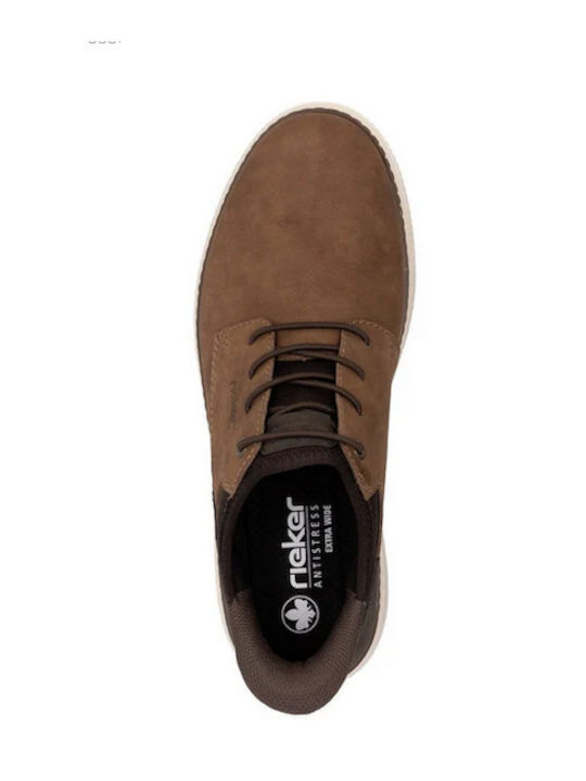 Pantofi Casual Pentru Bărbați Anatomici Din Piele Tabac Maro
