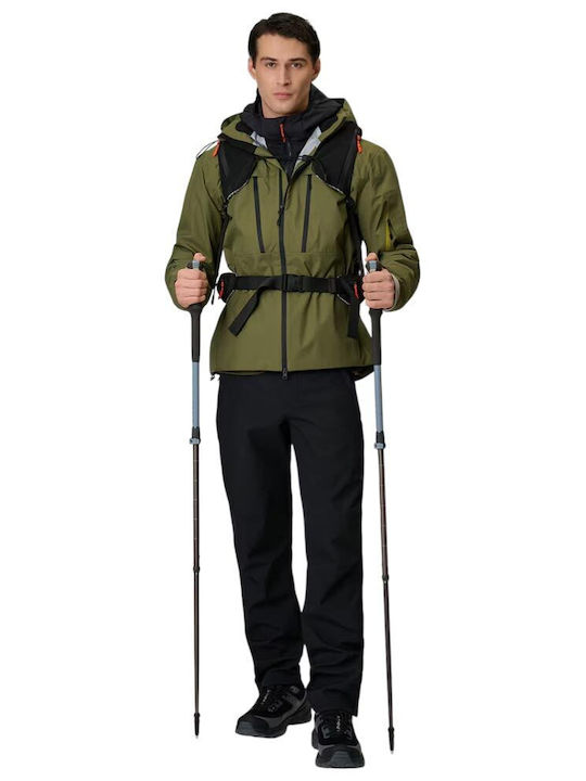 4F Trekking Men's Long Hiking Trousers Black