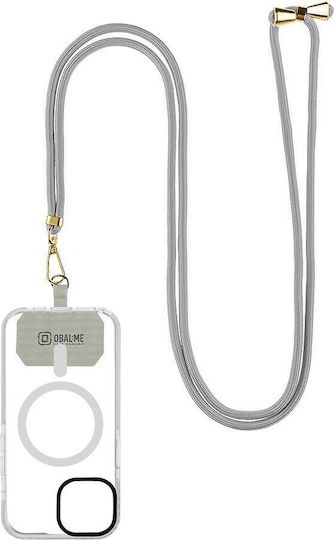 Obal:me Nackenriemen Allure Rope Handydekoration Hellgrau