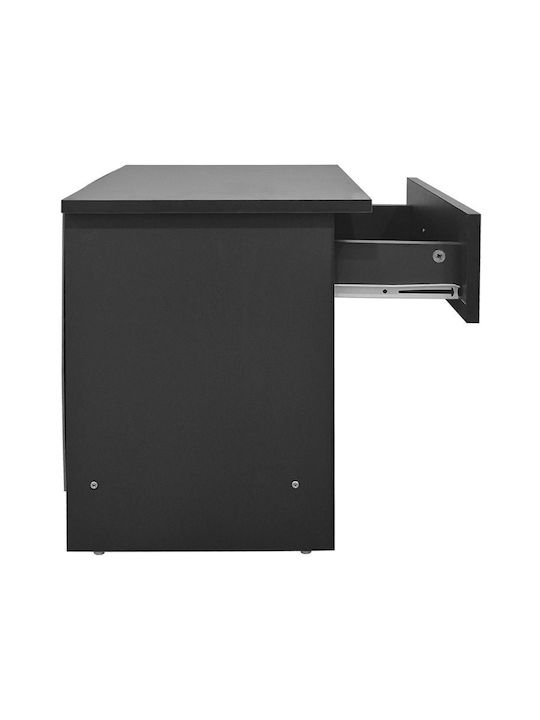Bedside Table Bedy Wooden Gray 40x34x42cm