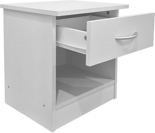 Bedy Ξύλινο Λευκό 40x34x42cm 383-000127 Bedy Ξύλινο Λευκό 40x34x42cm 383-000127